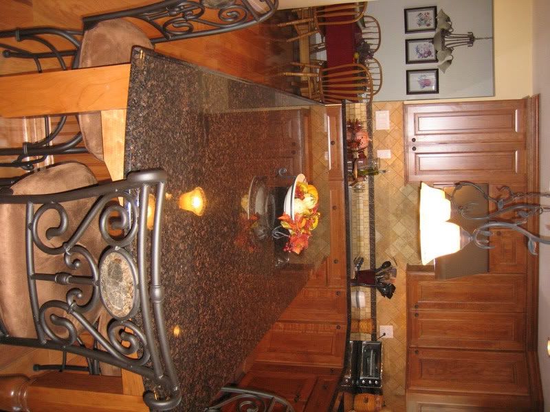 Russian Sable granite with ogee edge